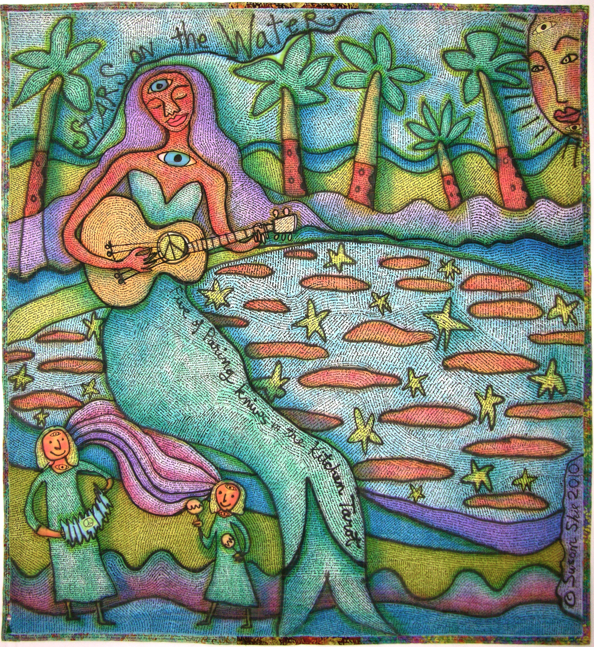 Stars on the Water full view. Susan Shie 2010.